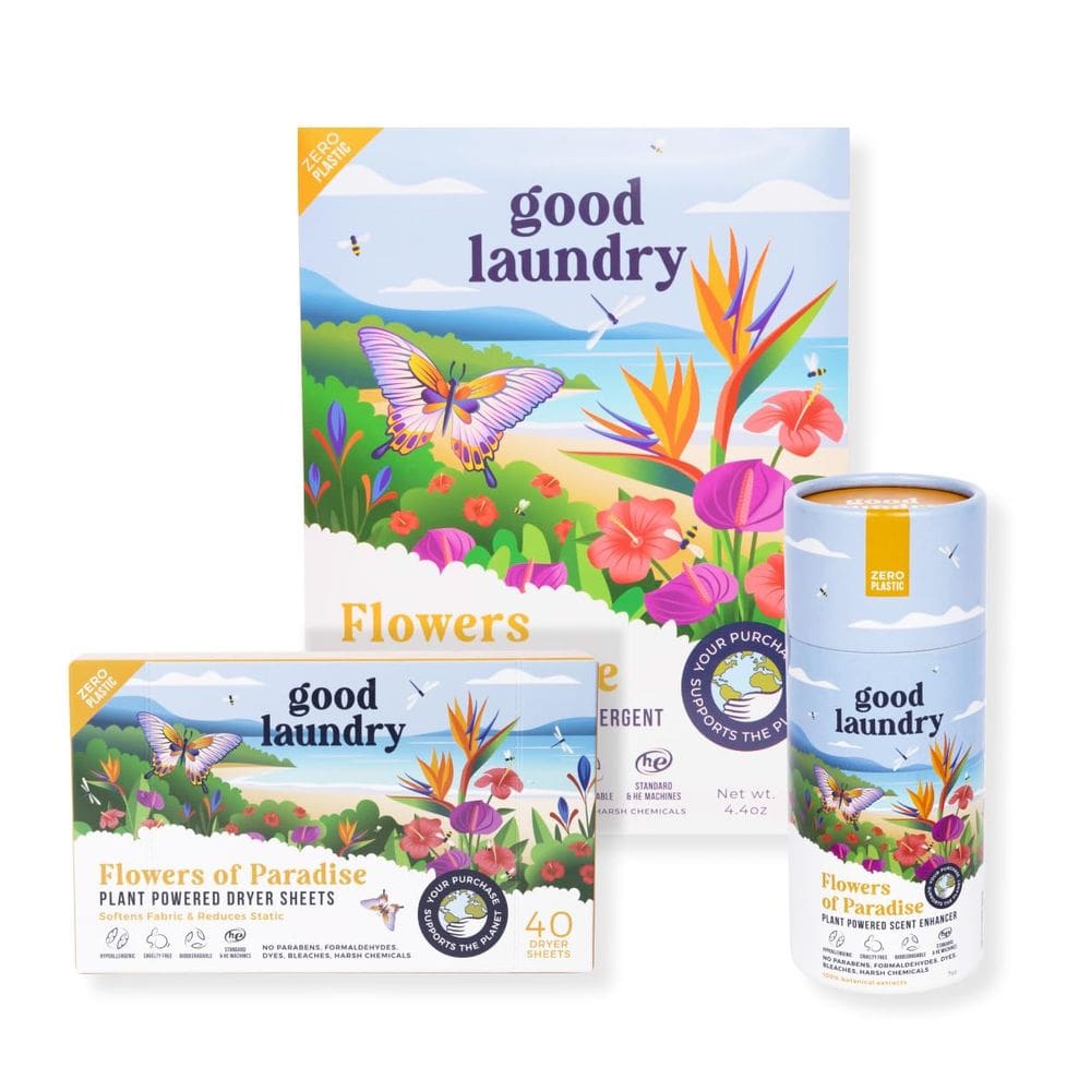 Pacote de detergente para roupa Good Laundry Flowers of Paradise