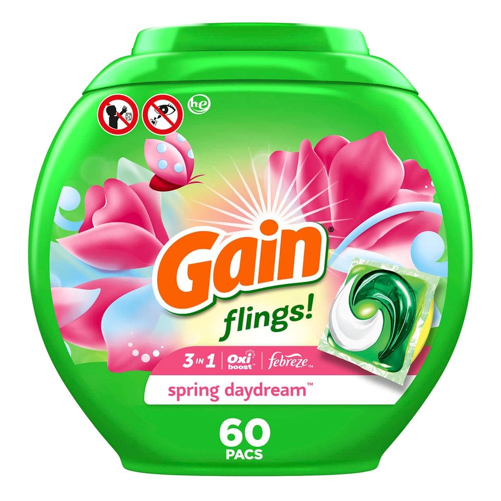Pacotes de sabão em detergente para a roupa Ganhe aventuras! 60 quilates HE 1,4 L