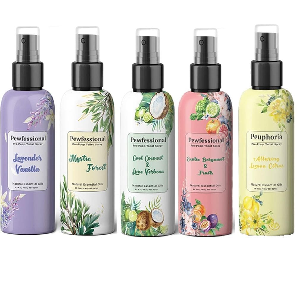 Spray eliminador de odor de banheiro Professional Travel Size 75mL x5