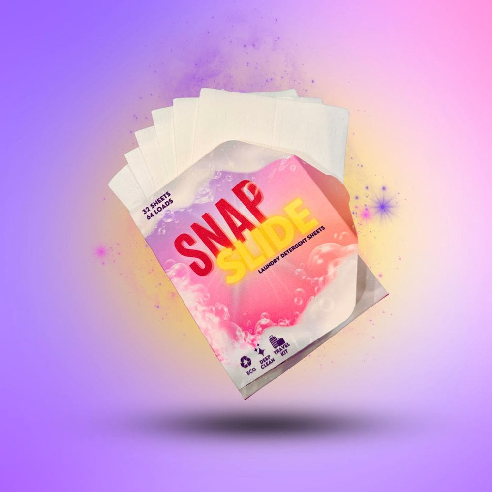 Lençóis de detergente para roupa Snap Slide 64 cargas ecológicos