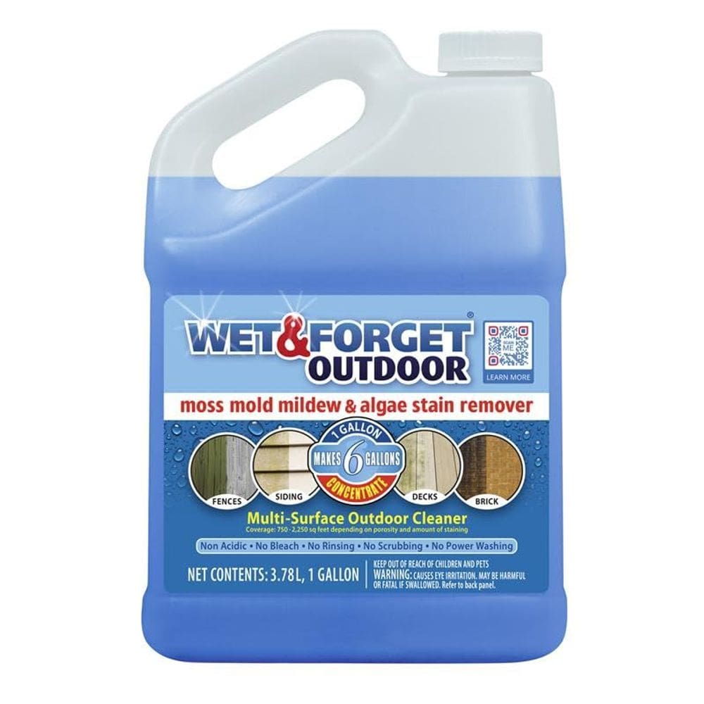 Removedor de manchas Wet & Forget Moss Mold Mildew Algae 3,8 L