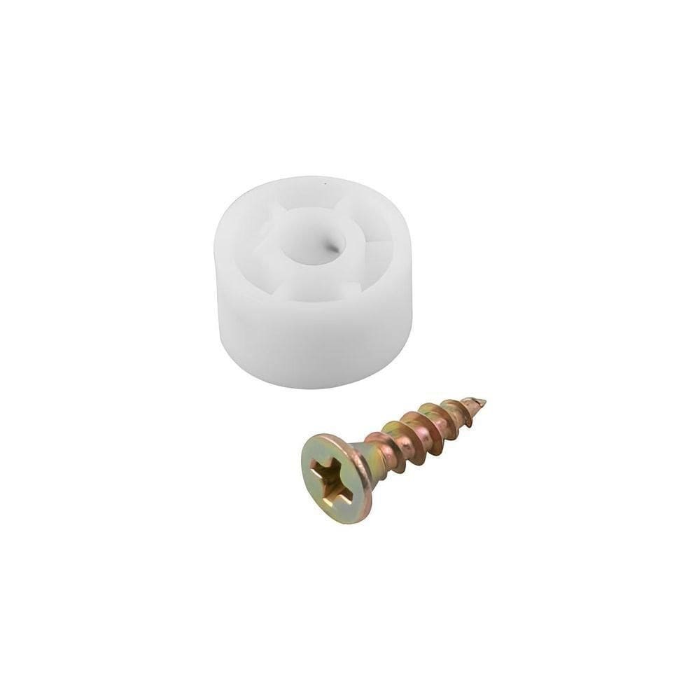 Suporte P/ Prateleira Redondo Branco 10 Pçs Vonder