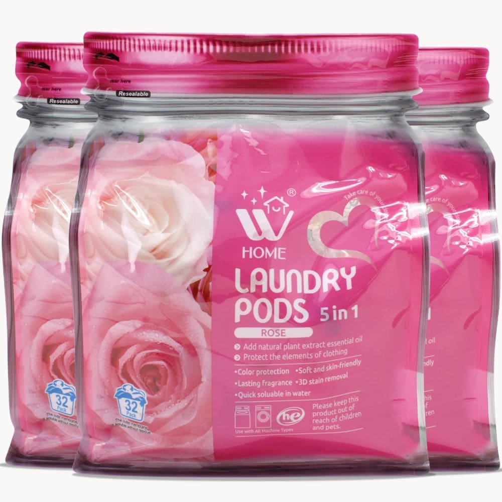 Laundry Pods Natural Solution 5 em 1, 96 unidades, pacote com 3
