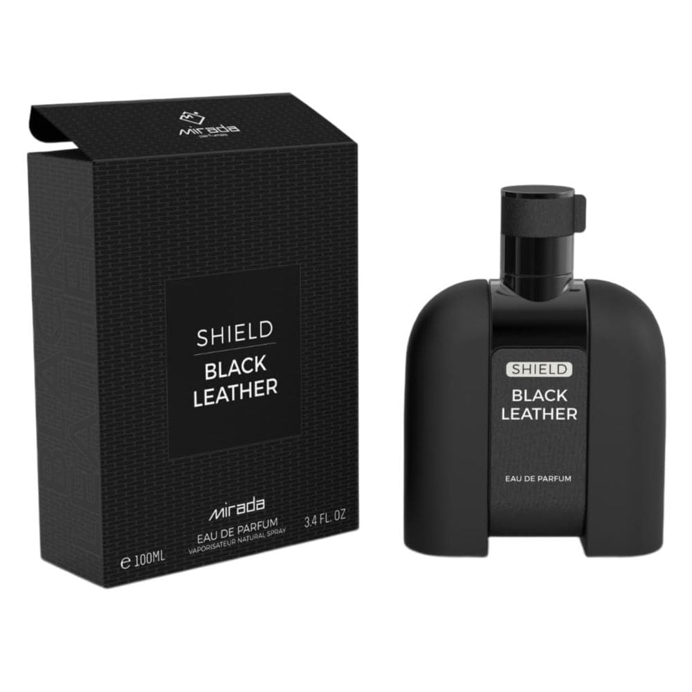 Perfume MIRADA Shield Black Leather Eau de Parfum 100ml para homens