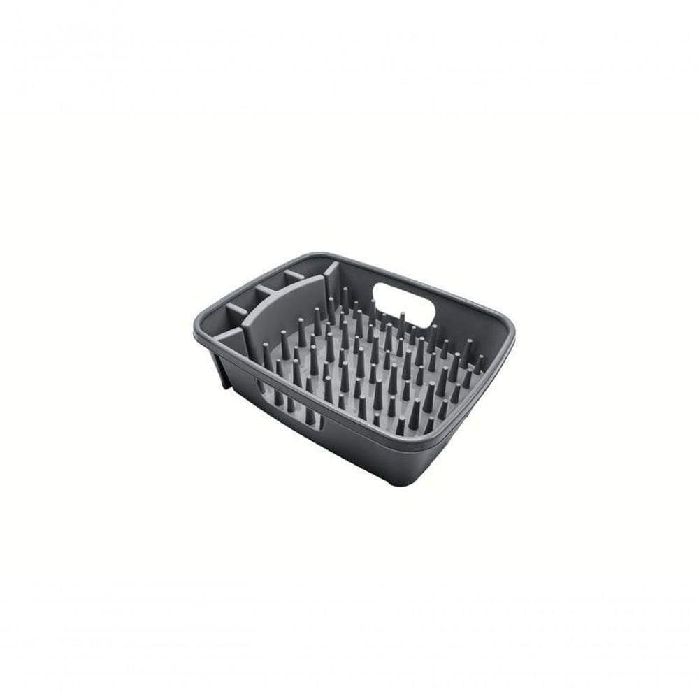 Escorredor De Louça Tramontina Plurale Em Polipropileno Grafite