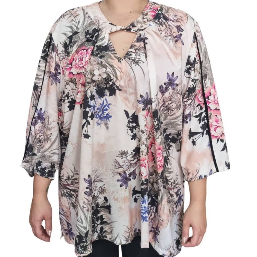 Blusa Feminina Bata Raglan Luxo Plus Size