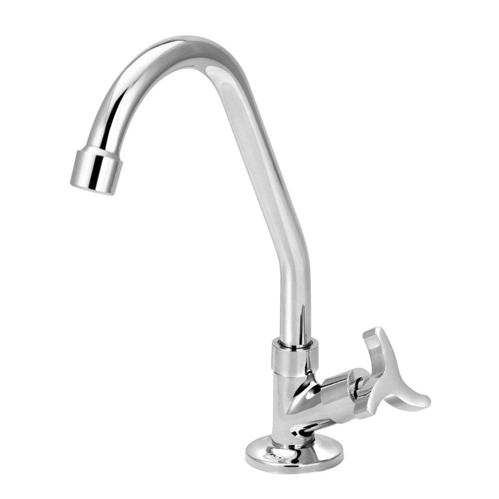 Torneira para Cozinha Forusi Mesa Bica Móvel JR C36 1/4 Volta Cromado