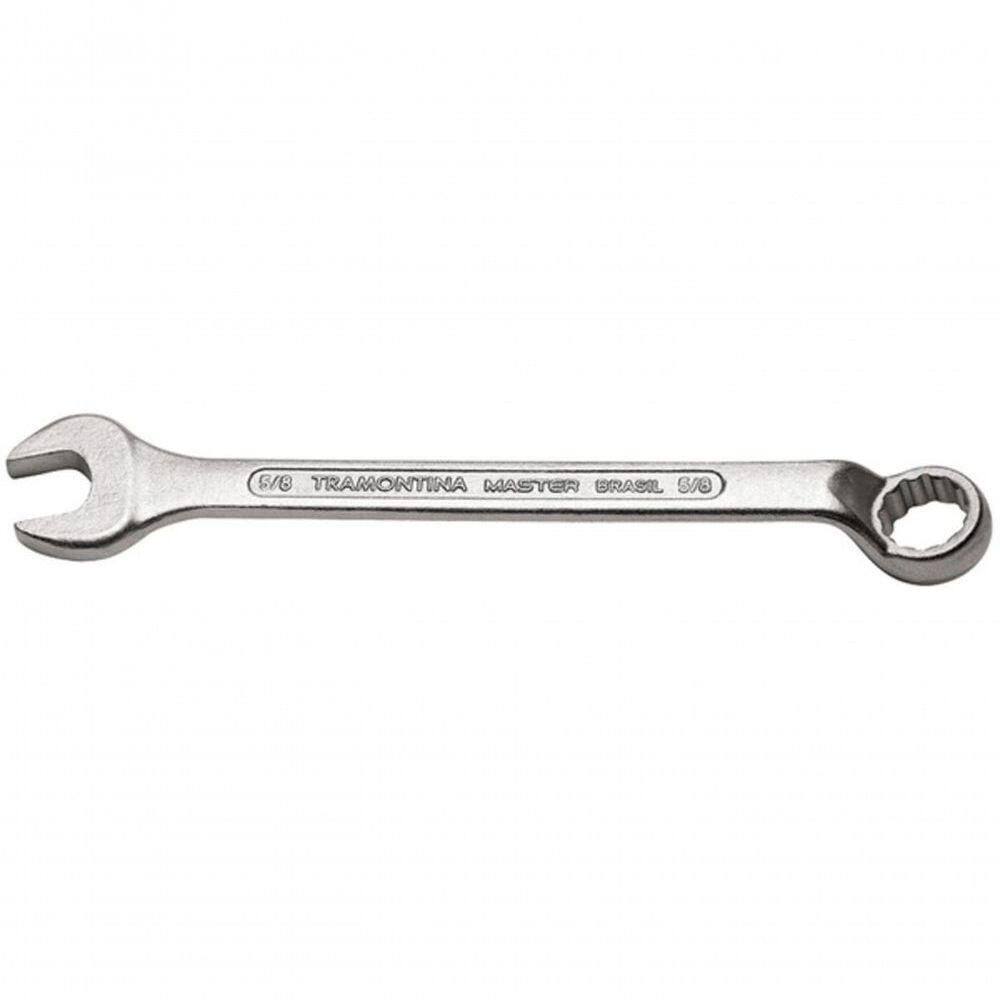 Chave Combinada 7-8” Tramontina Master Com Pescoço Corpo Forjado Em Aço Especial Cromado