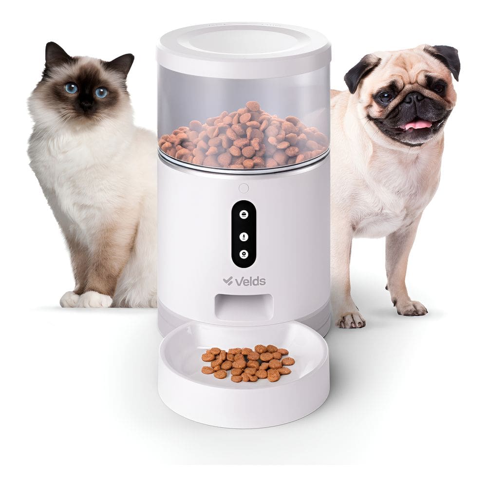 Comedouro Velds Vds Apbw Automático 4l Branco 2,5kg Branco