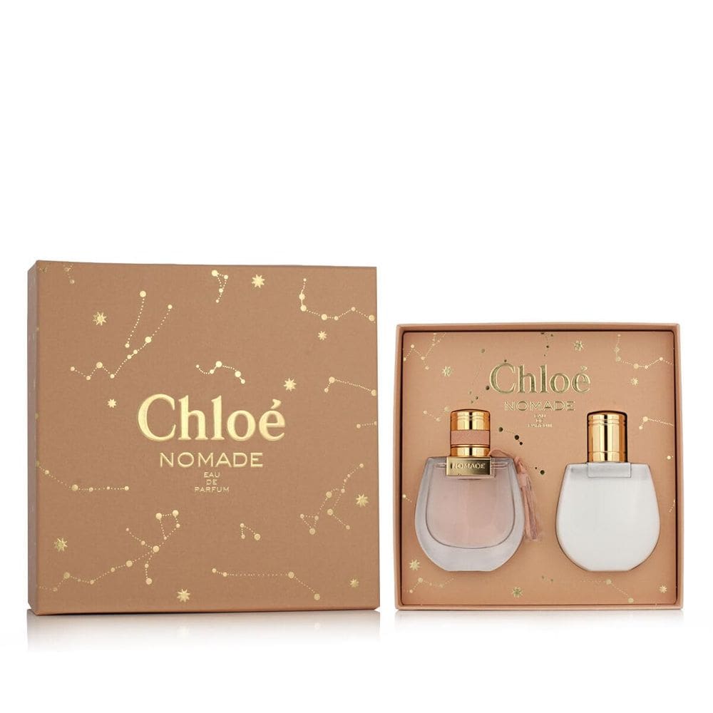 Conjunto de presente Perfume Chloe Nomade de 2 peças para mulheres 50 ml EDP + 100 ml de loção