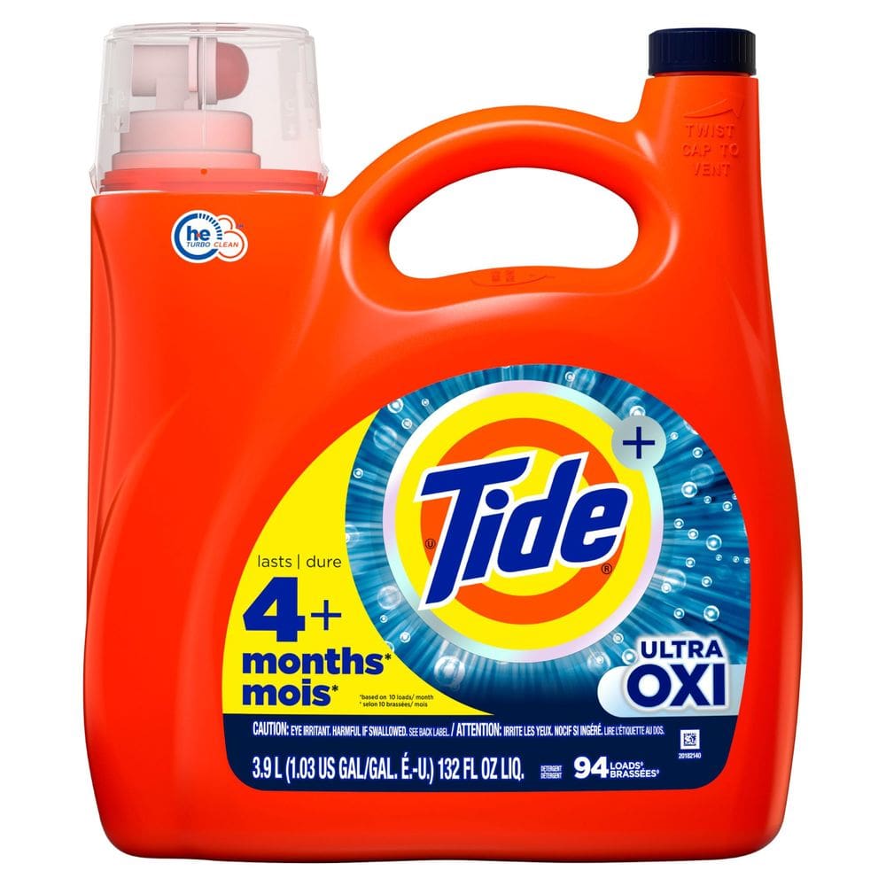 Detergente líquido para roupa Tide Ultra OXI 94 Loads