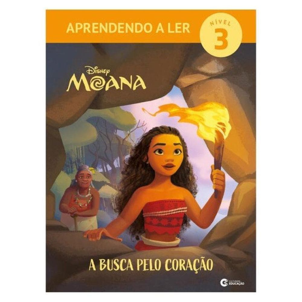 Aprendendo A Ler Nível 3 - Moana - A Busca Pelo Coração