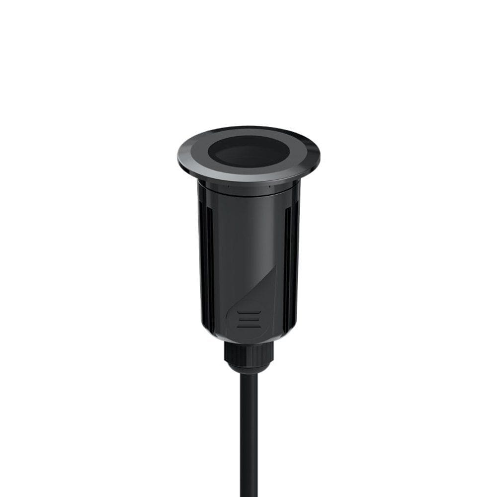 Embutido de Solo Led Stella S.Ground 3W com Caixa de Instalação Bivolt Preto 3000K Luz Amarela