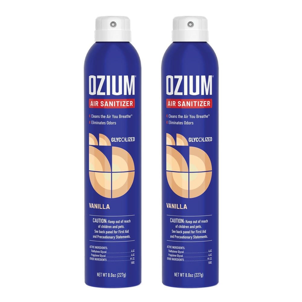 Desinfetante de ar e eliminador de odores Ozium 240 mL com aroma de baunilha