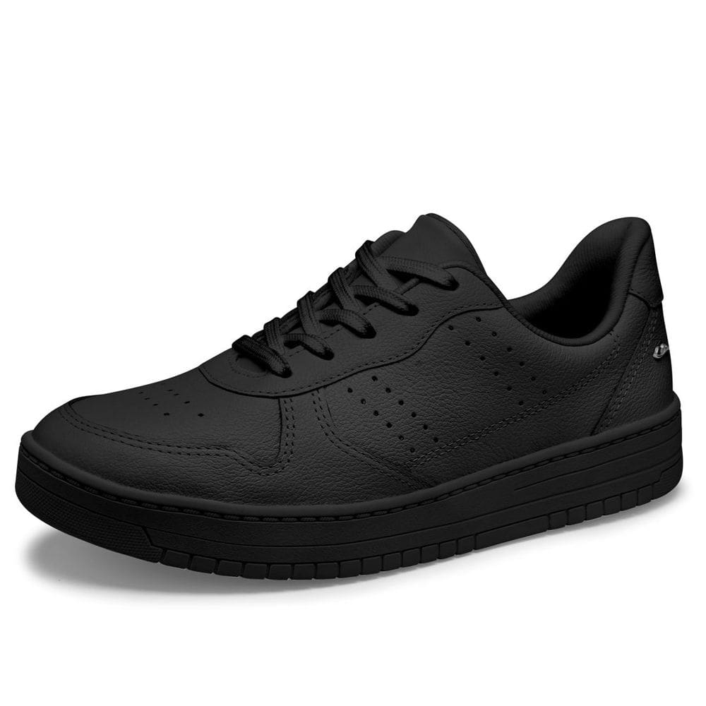 Tênis Feminino Casual Couro Conforto Flat Moderno Dakota