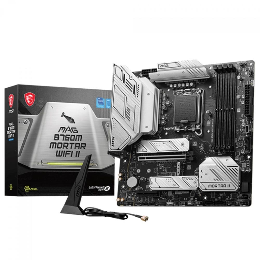 Placa Mãe MSI MAG B760M Mortar WiFi DDR4 Socket LGA 1700