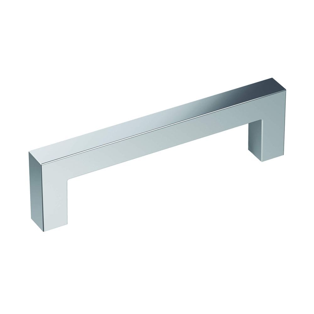Armário Pull Amerock Polished Chrome Monument, pacote com 1