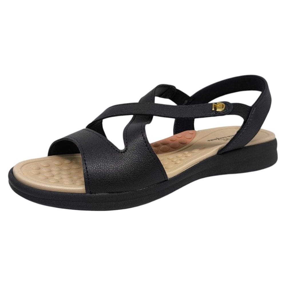 Sandália Feminino Rasteiro Flatform Massageadora Moda Modare