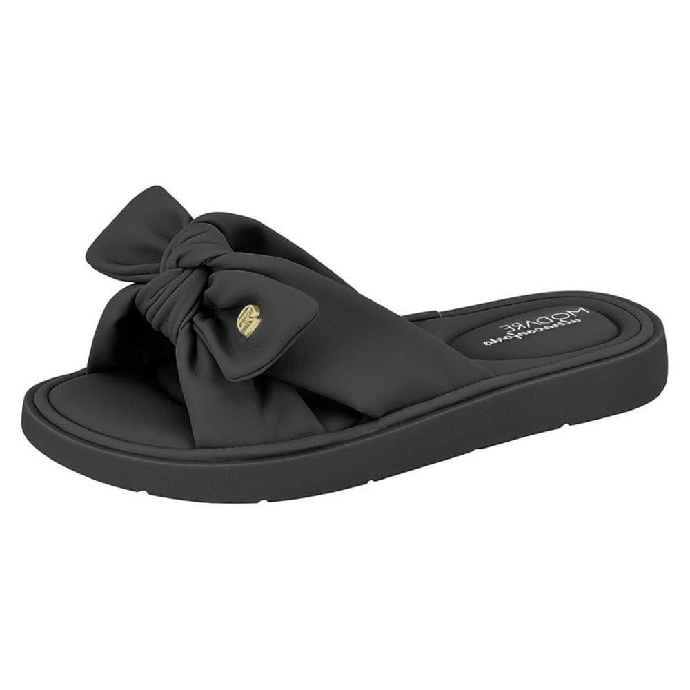 Chinelo Feminino Slide Rasteiro Laço Conforto Casual Modare