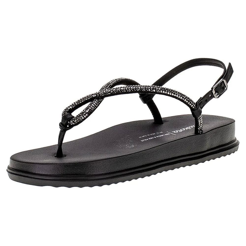 Sandália Feminina Casual Brilho Flatform Moderna Dakota