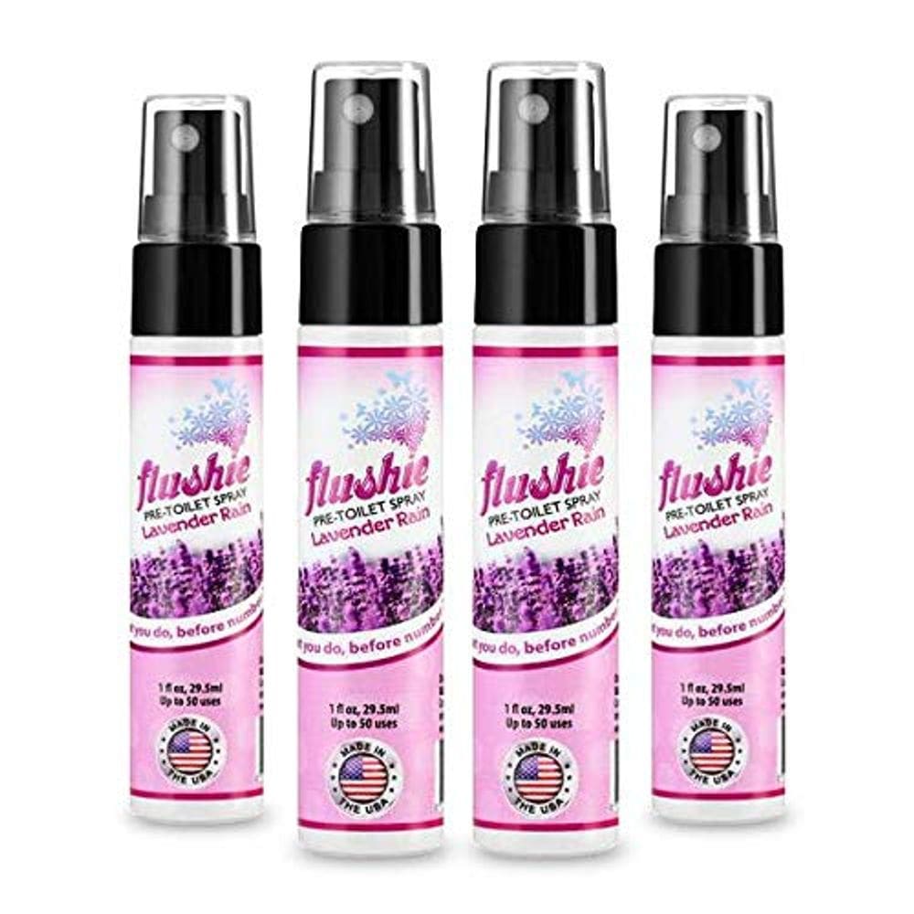 Spray de banheiro Flushie Pre-Toilet Sprays tamanho de viagem