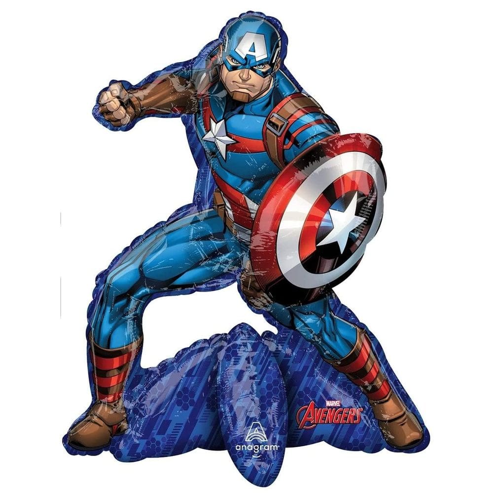Balão Amscan Anagram/MD 26 Avengers Capitão América