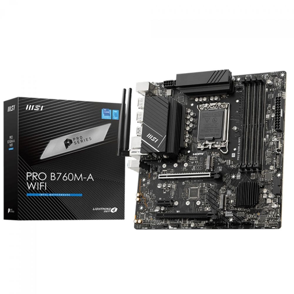 Placa Mãe MSI B760M-A Pro Wi-Fi DDR5 Socket LGA 1700 Chipset