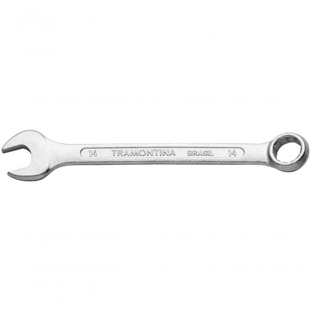 Chave Combinada Tramontina Basic 14mm Em Aço Especial Cromado