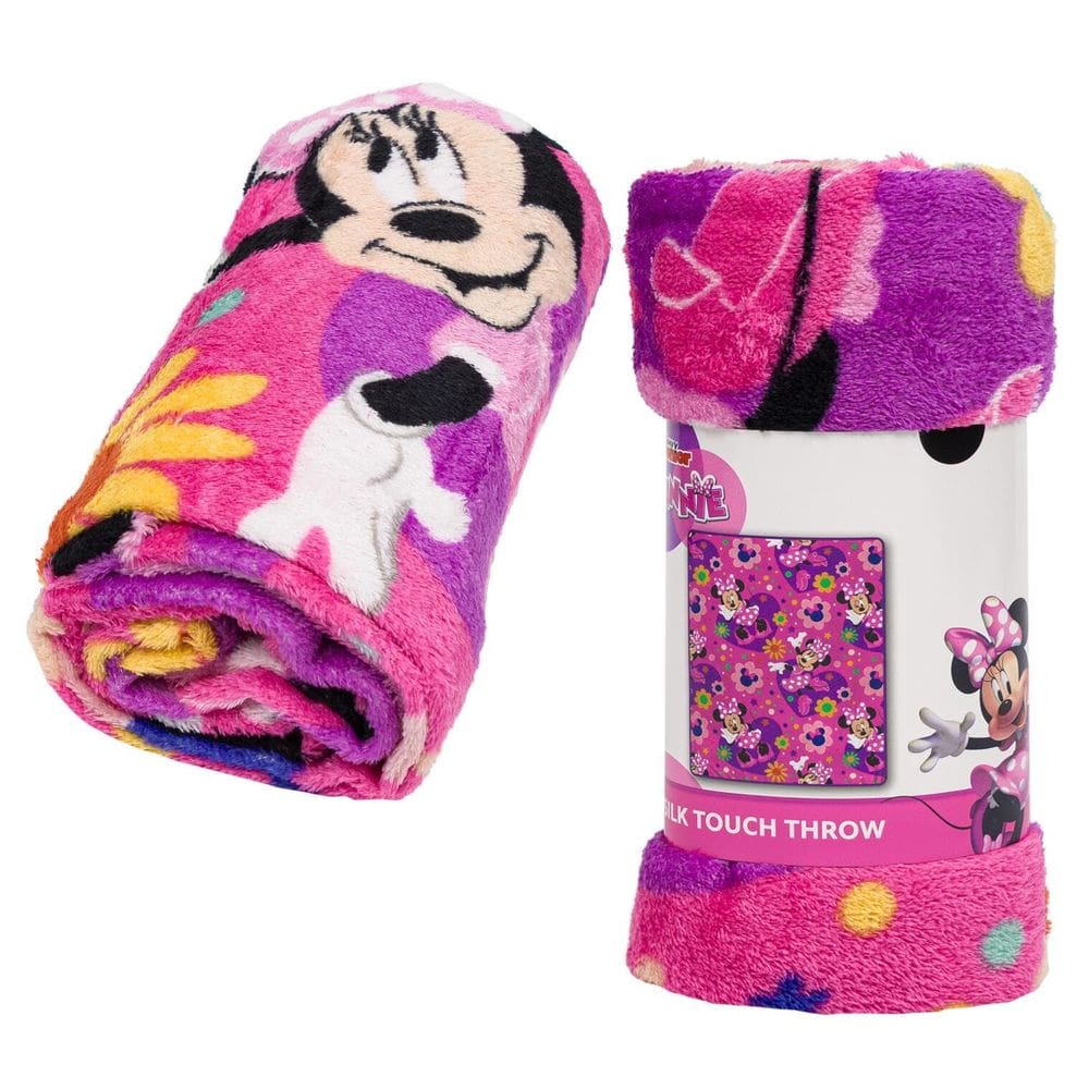 Manta de seda Northwest Disney Minnie Mouse 100x125cm