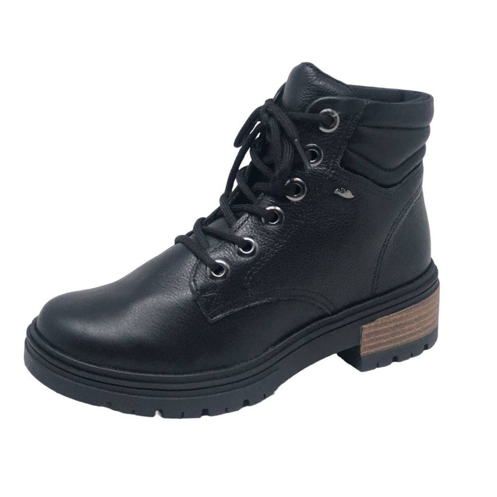 Bota Coturno Feminino Conforto Couro Dakota G9781
