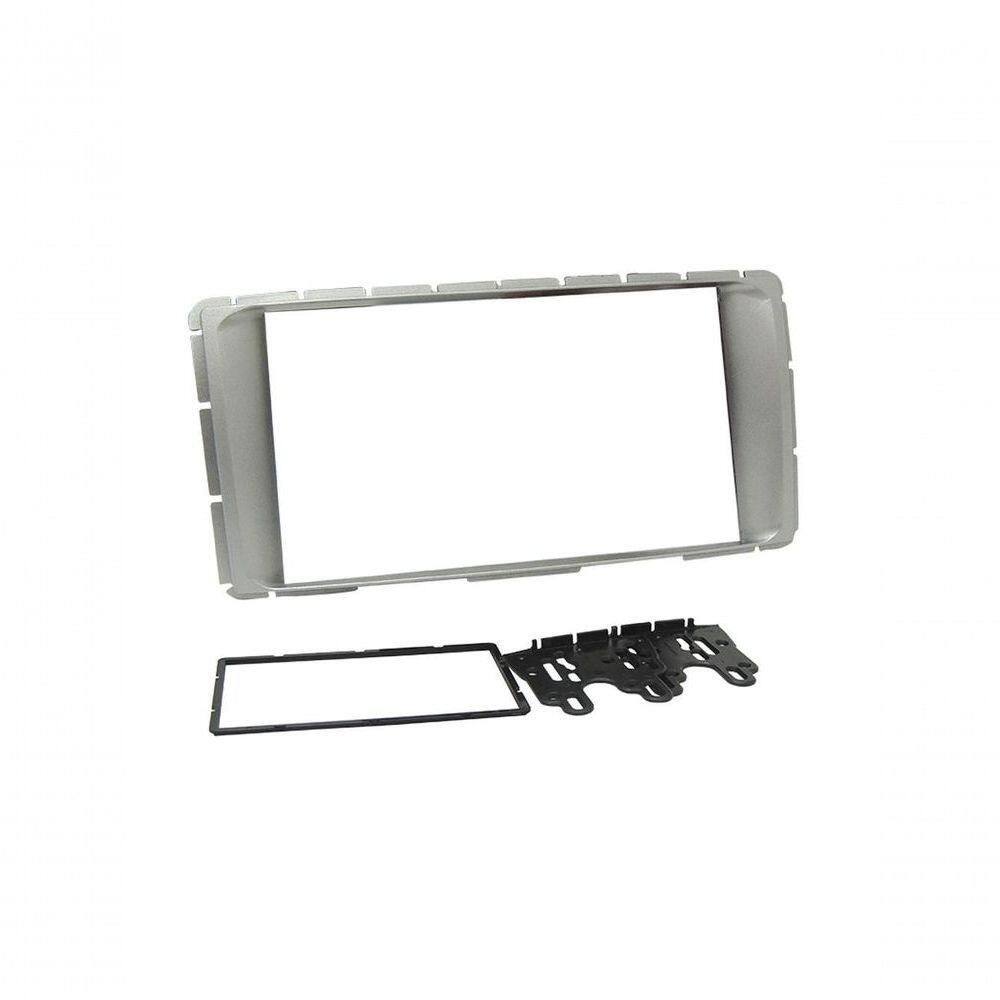 Moldura Fiamon 2 Din Toyota Hilux 12- 2015, Srv 12 Prata