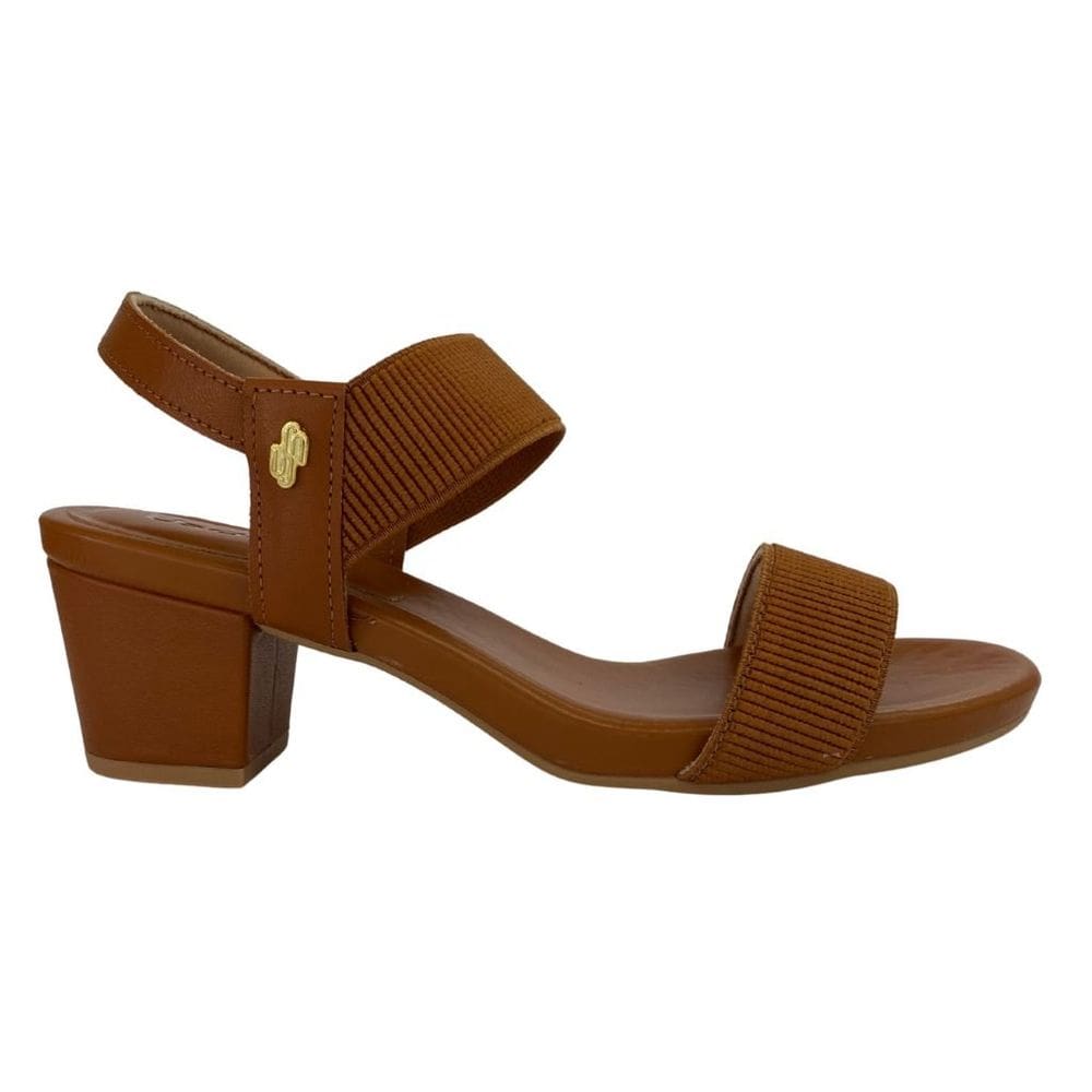Sandália Usaflex Y8204 Feminino Doce de Leite casual