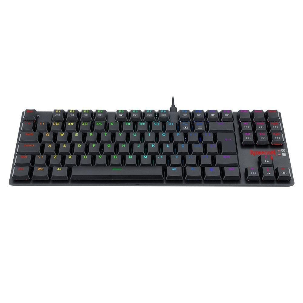 Teclado Gamer Redragon K607- Rgb Aps Tkl Switch Red - Preto