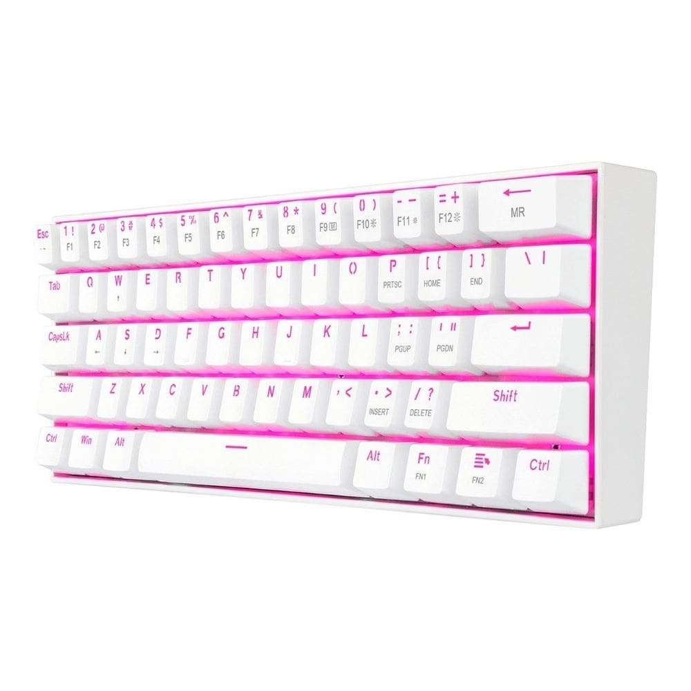 Teclado Branco Redragon Teclado K630w Dragonborn