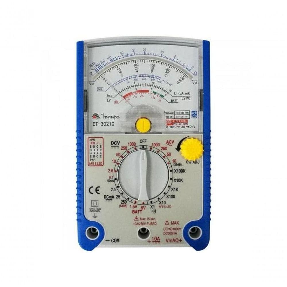 Multimetro Analogico Minipa Et-3021c Tensao Ac-dc Cat Iii