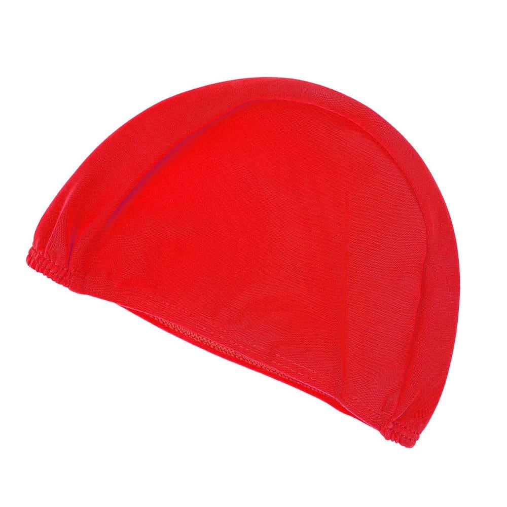 Touca Natação Infantil Proteção UV Lisa Vermelha Everly