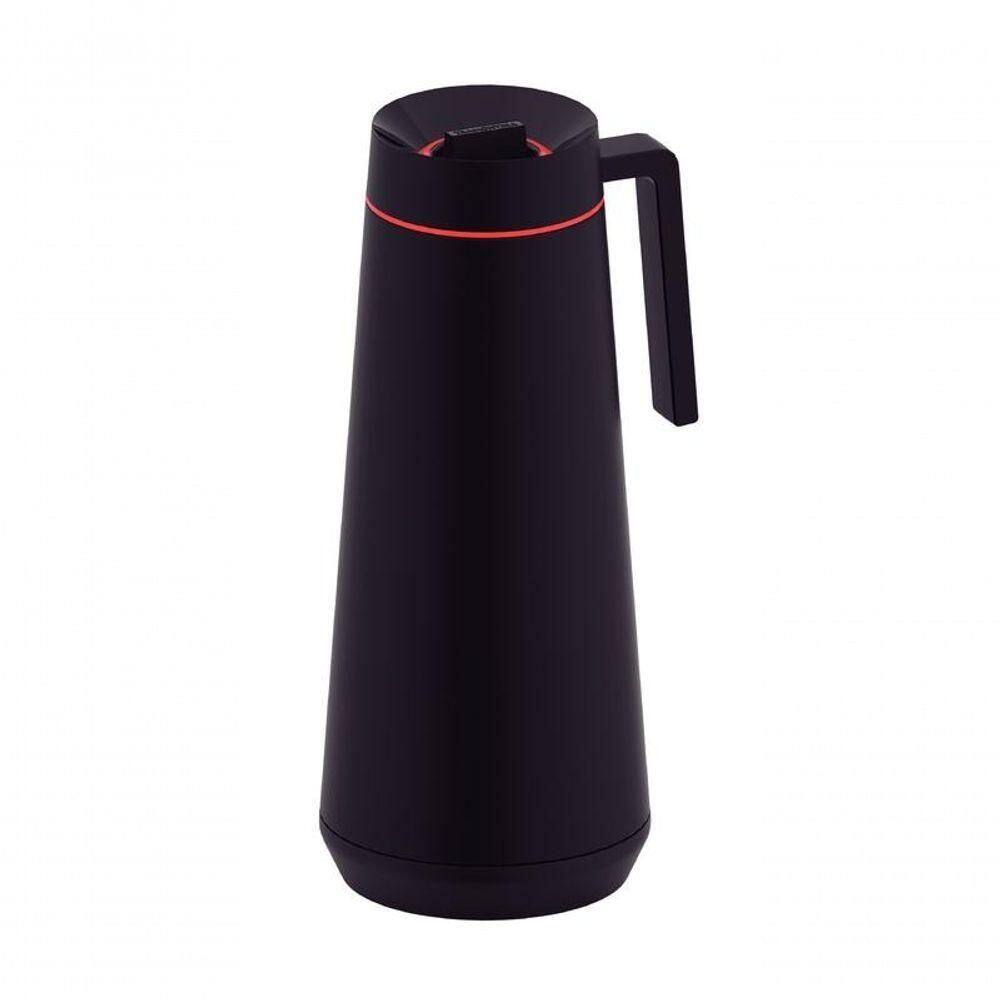 Bule Térmico Tramontina Exata Preto Em Aço Inox 1 L