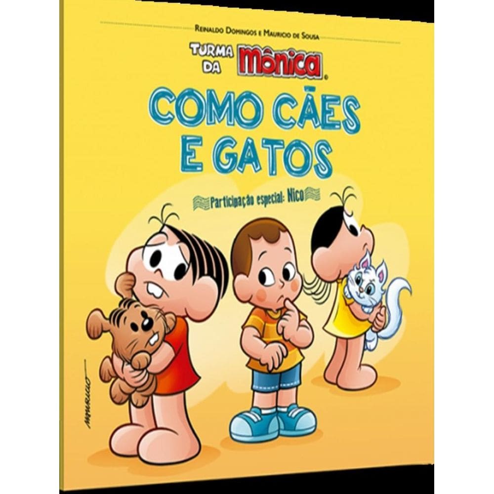 Turma Da Monica E Nico - Como Caes A Gatos