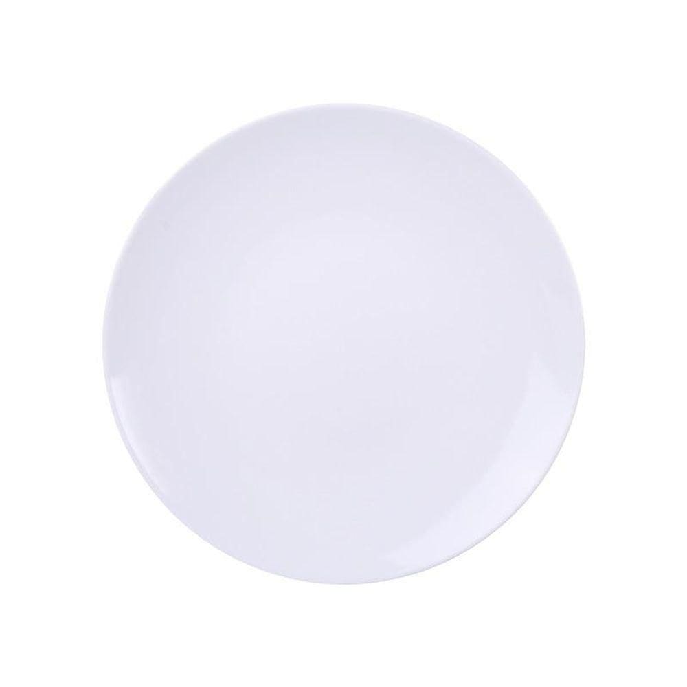 Prato Raso Tramontina Paula Em Porcelana Branca 25cm