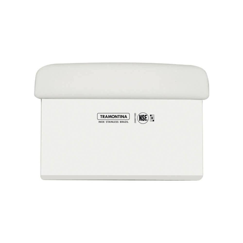 Raspador Tramontina Com Lâmina Em Aço Inox E Cabo De Polipropileno Branco