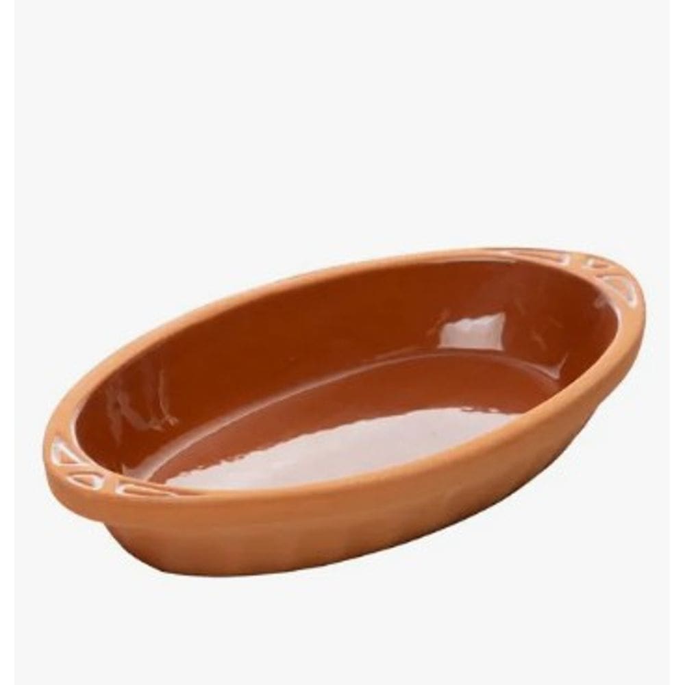Refratário Wolff Maia 23,5cm X 13,5cm X 3,5cm Terracota Marrom