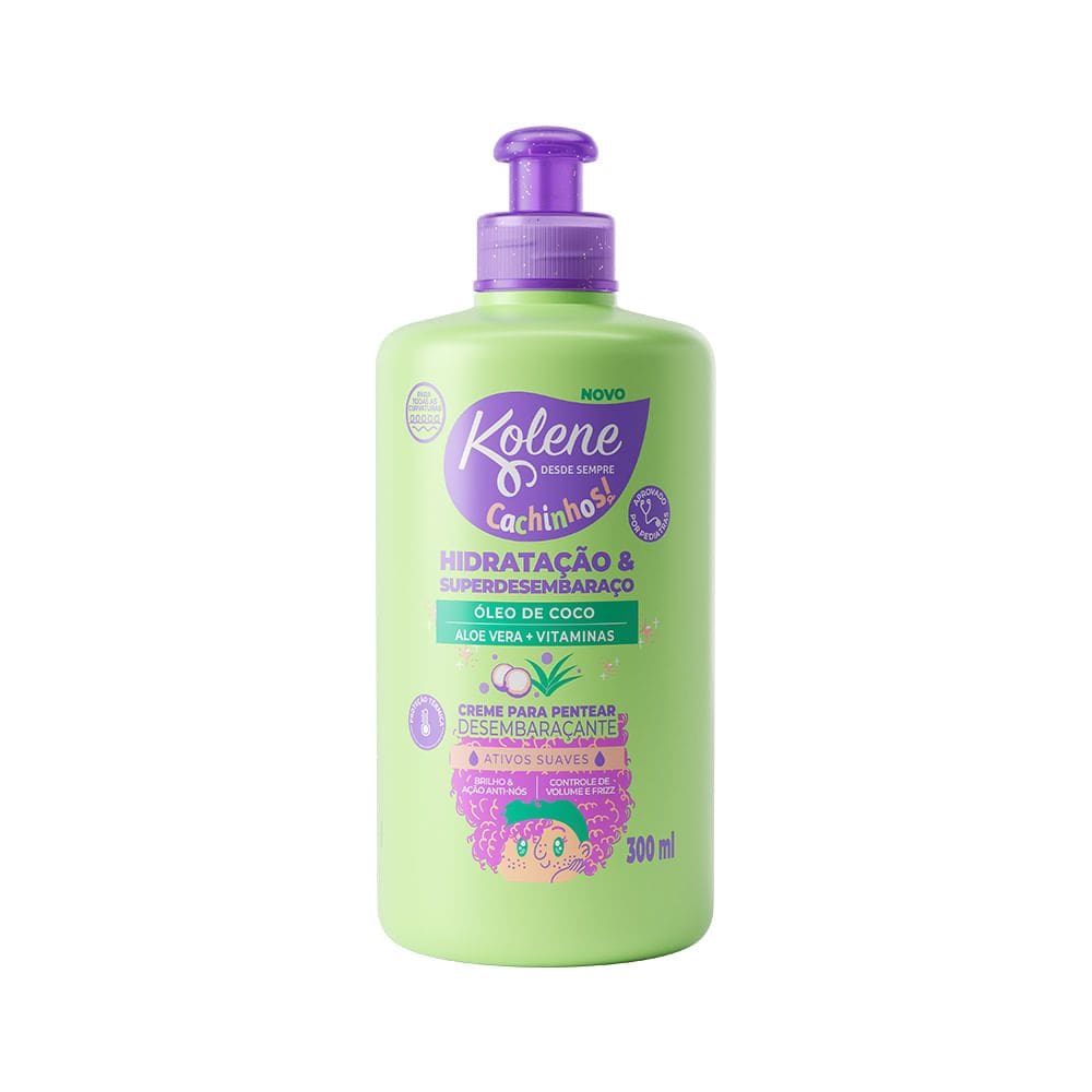 Creme Para Pentear Kolene Cachinhos Hidratação & Superdesembaraço 300ml