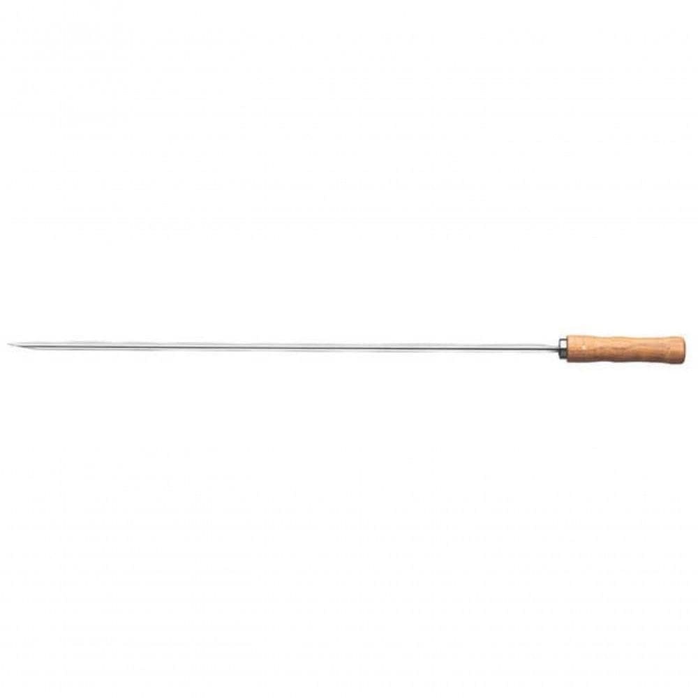 Espeto Para Churrasco Tramontina Lâmina Inox Cabo Madeira 65cm