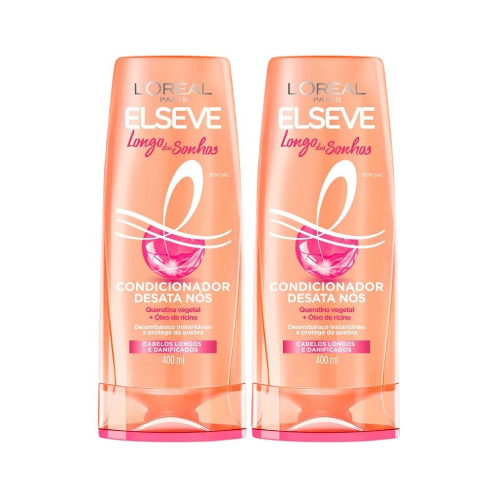 Kit 2 Condicionador L`Oréal Paris Elseve Longo dos Sonhos 400ml