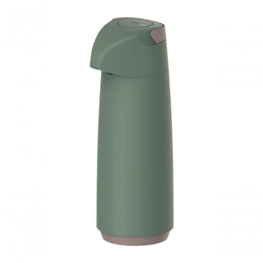 Garrafa Térmica Tramontina Exata Verde Com Ampola De Vidro 1,8 Litros