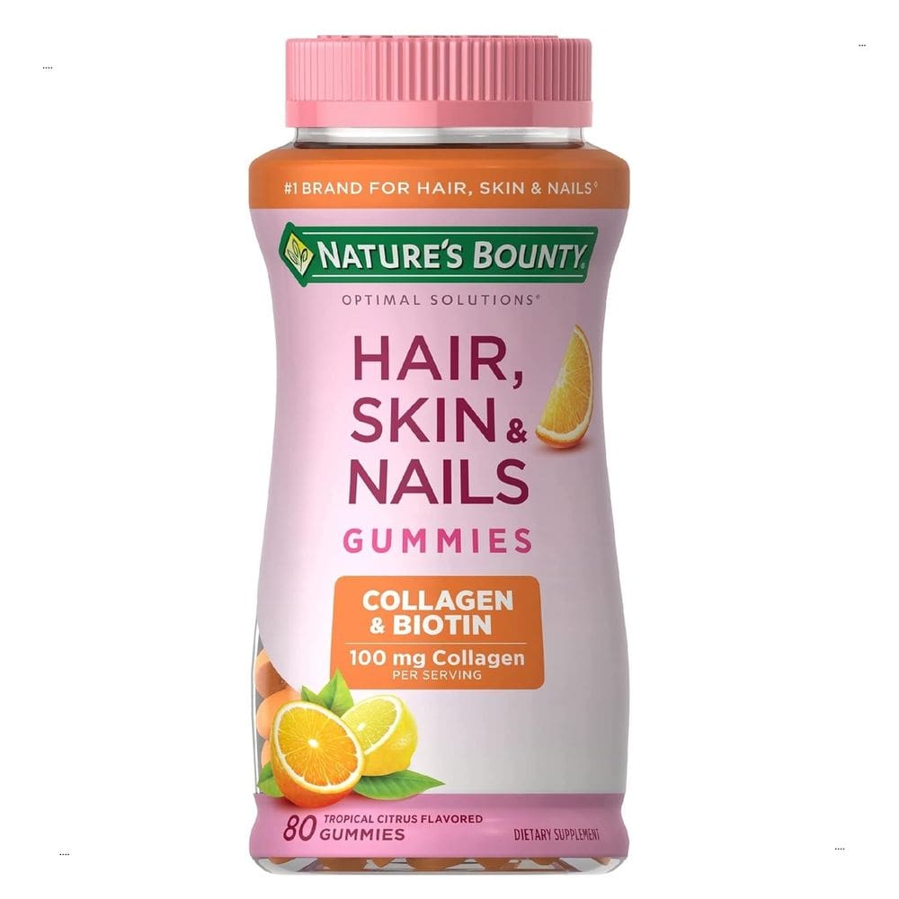 Suplemento Biotina e Colágeno 80 Gomas Cabelo, Pele E Unhas