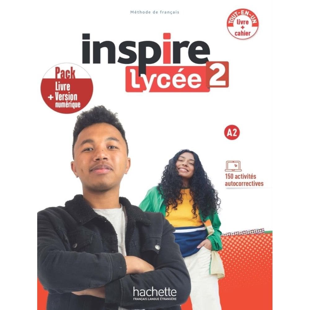 Inspire Lycee 2 (A2) - Pack Livre De L´Eleve + Cahier D´Activites + Version Numerique