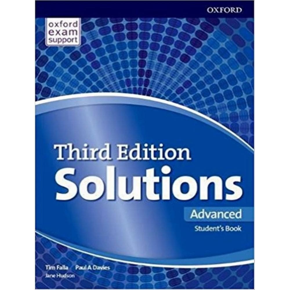 Solutions Advanced Sb - 3Rd Ed