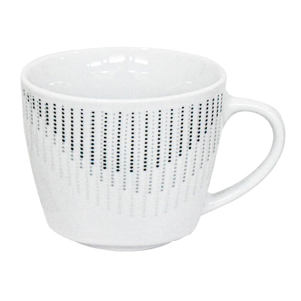 Xícara Caneca de Porcelana para Café e Chá Brilho de Diamante 1 peça