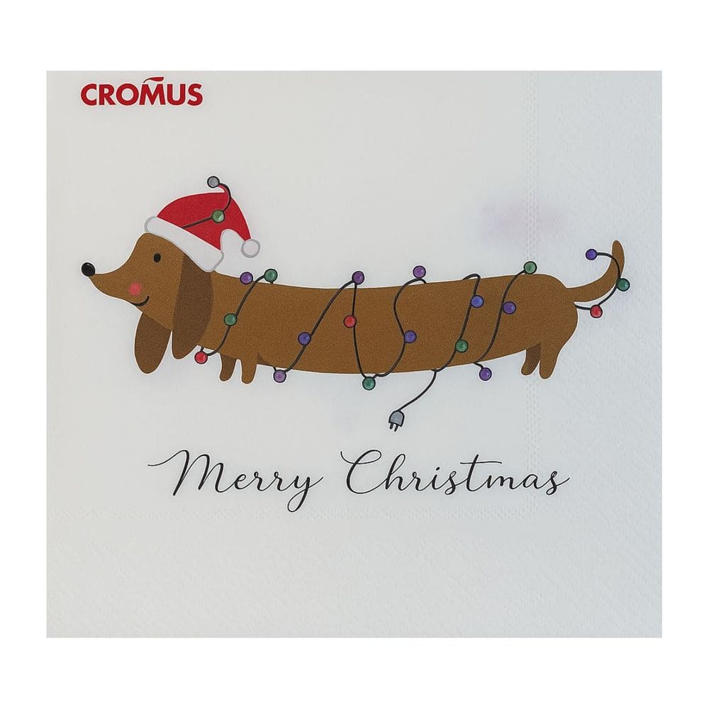 Guardanapo De Papel Cachorro Salsicha 32,5cm 1087156 1Unid